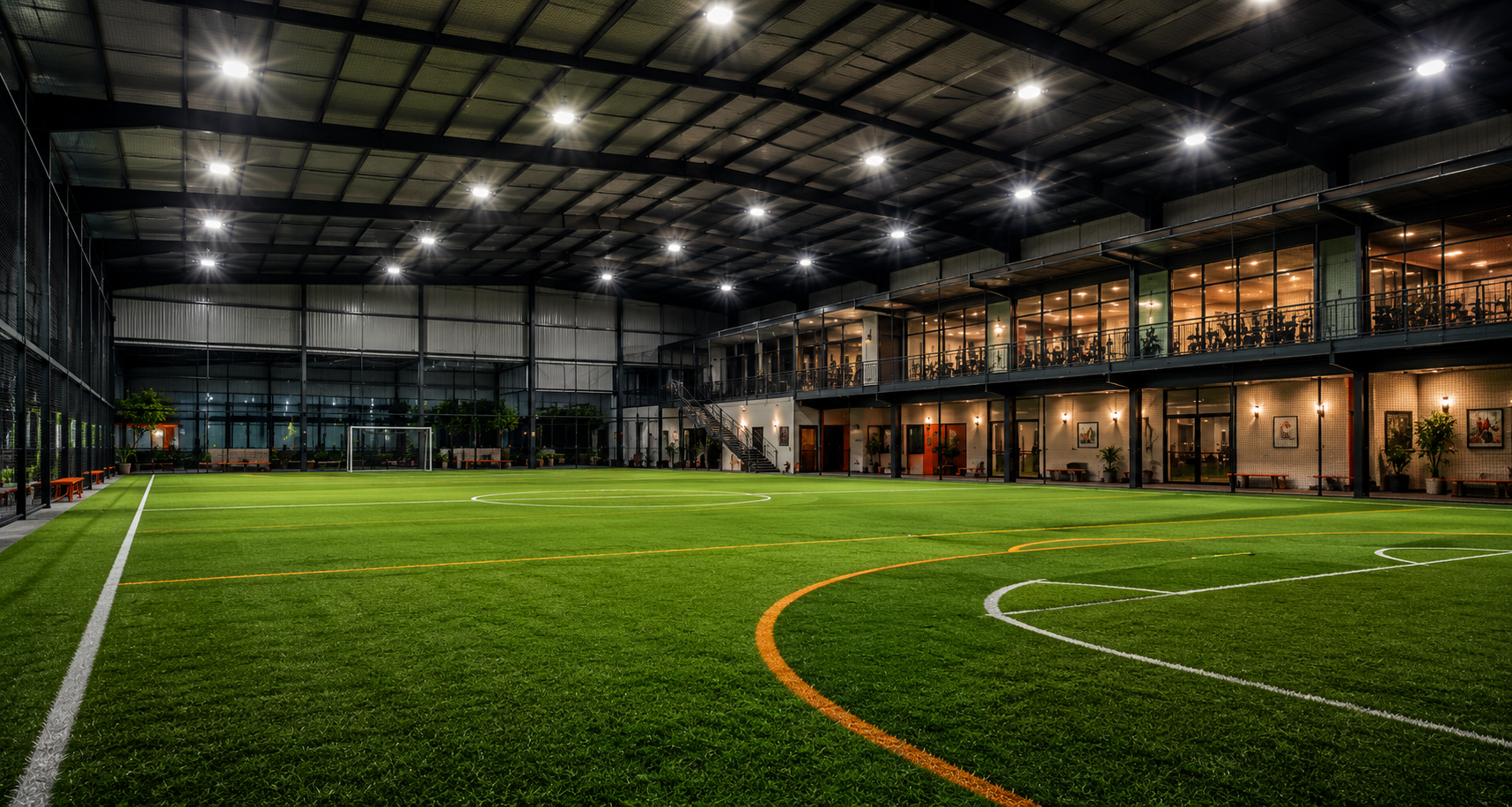 School sports field